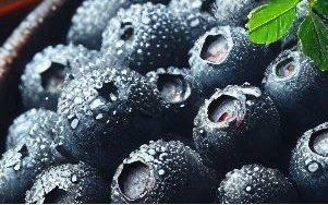 Arándanos azules frescos cultivados en Chaltura Imbabura